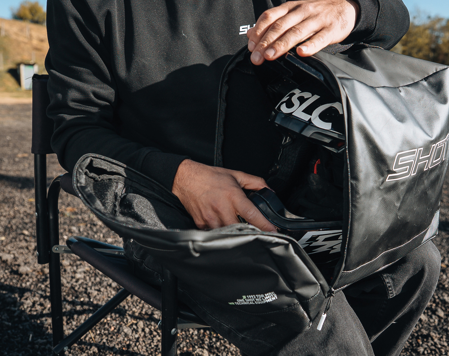 HELMET BAG CLIMATIC 2.0 BLACK SHOT 