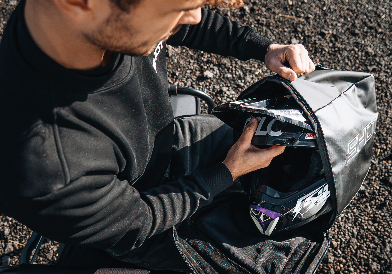 HELMET BAG CLIMATIC 2.0 BLACK SHOT 