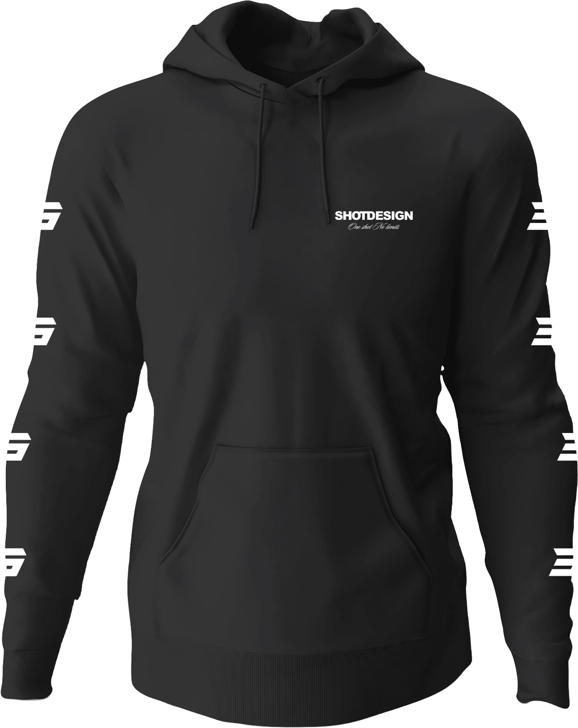 HOODIE DRIP BLACK SHOT 