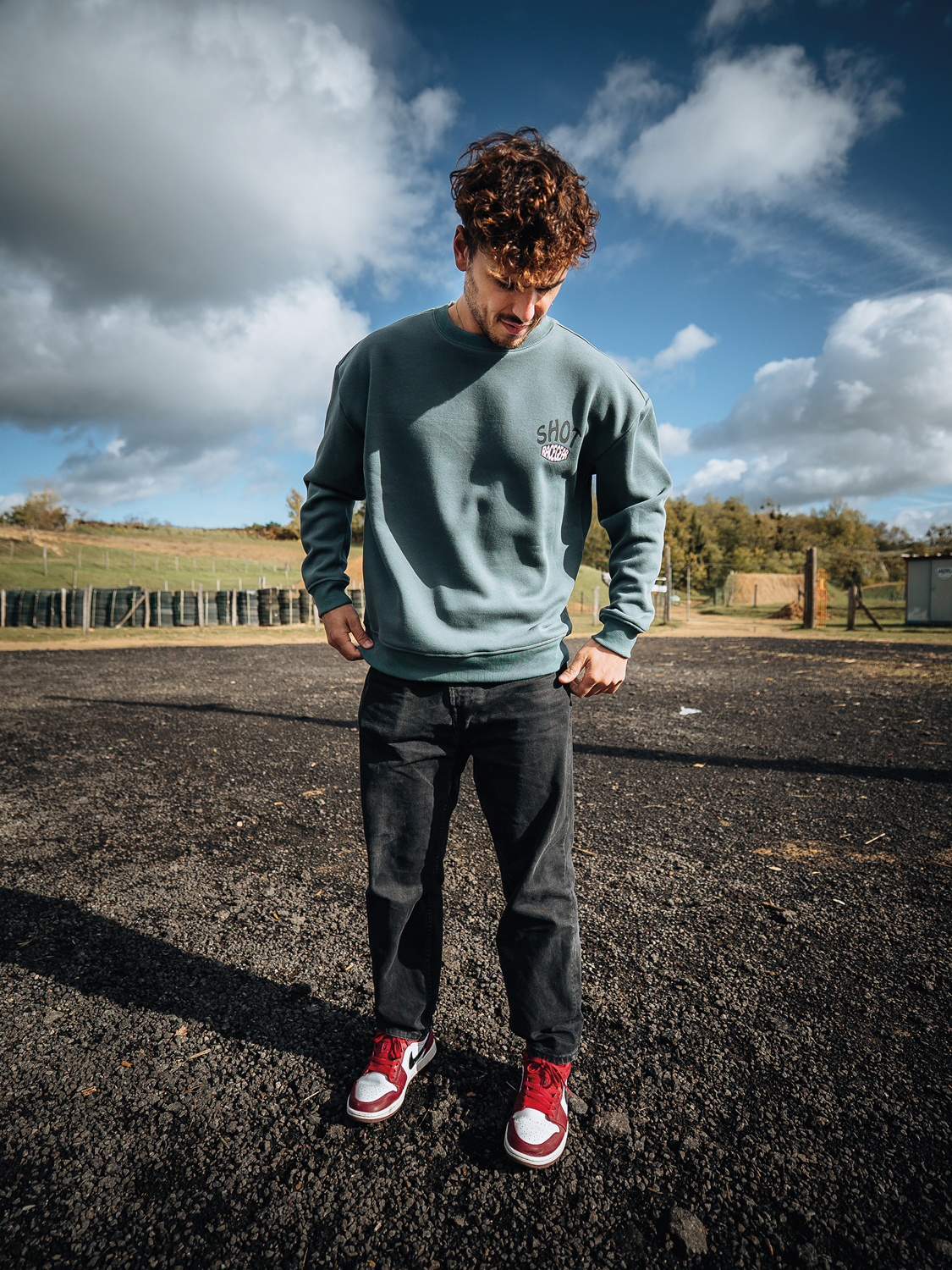 Sweatshirt FLOW Cáqui SHOT 