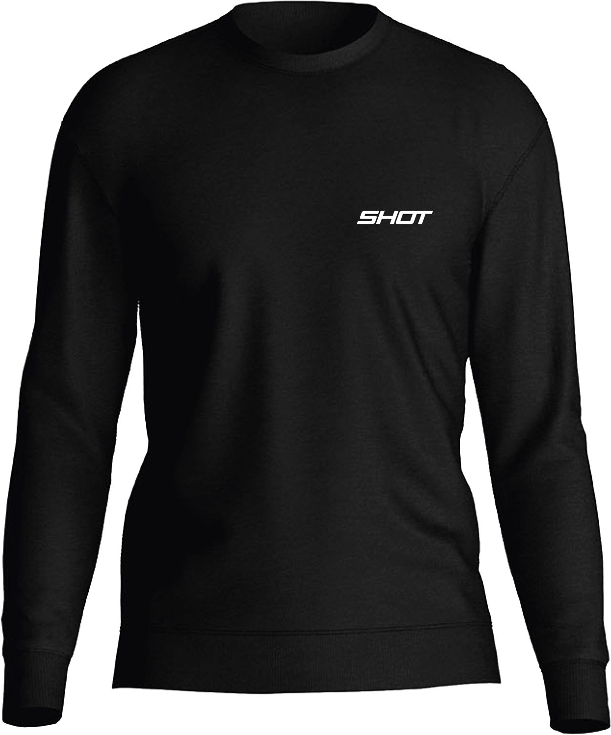 SWEATSHIRT WIDE BLACK SHOT 
