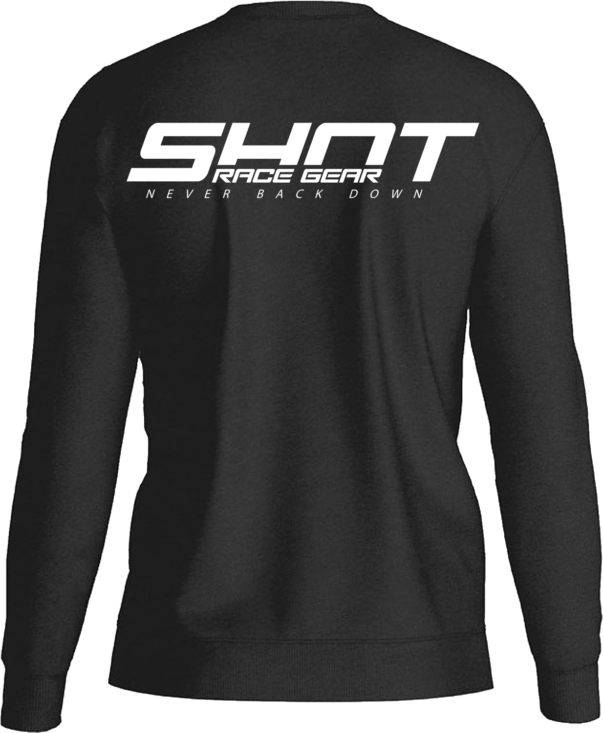 SWEATSHIRT WIDE BLACK SHOT 