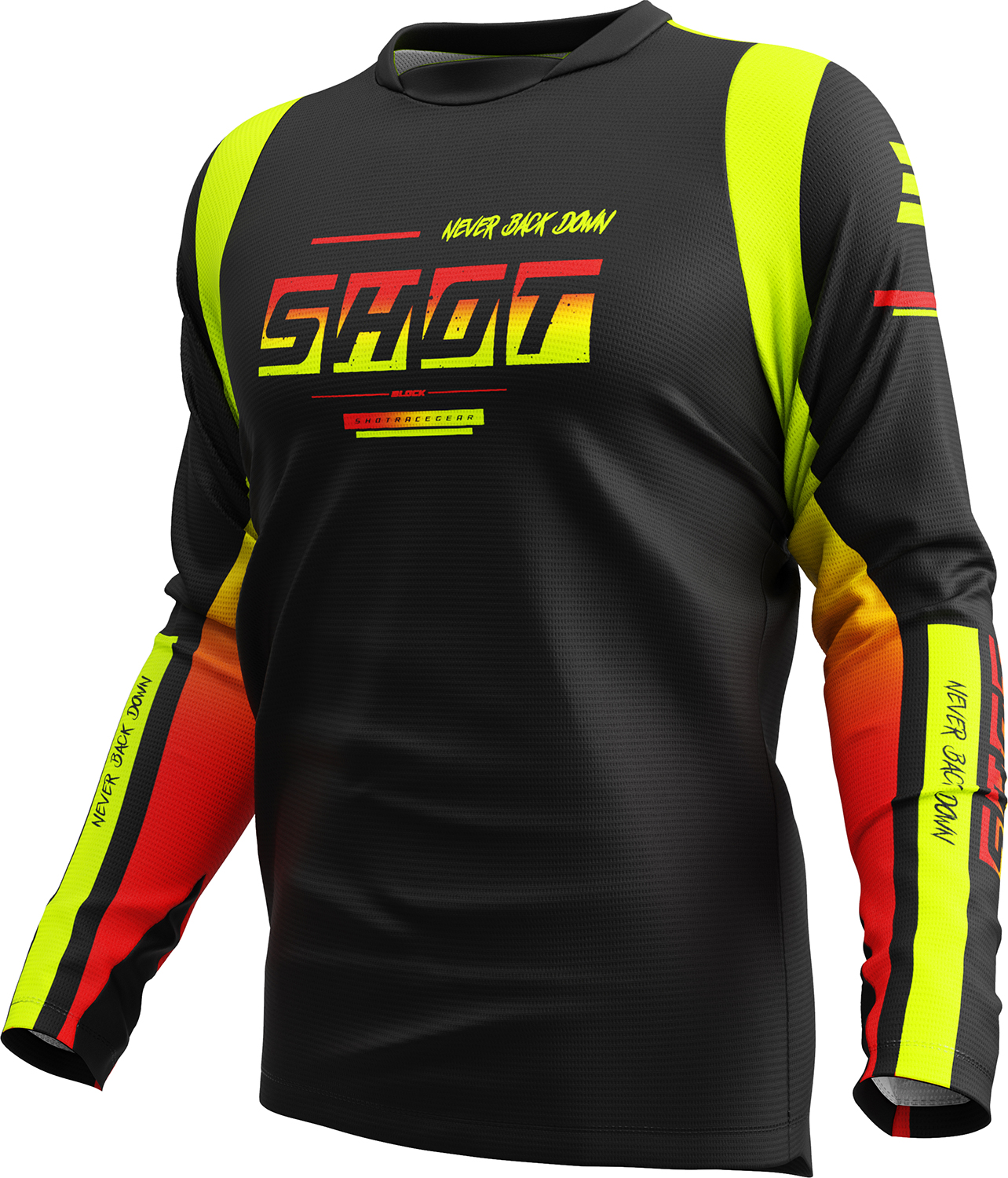 Equipamento DEVO BLOCK Neon Yellow SHOT 