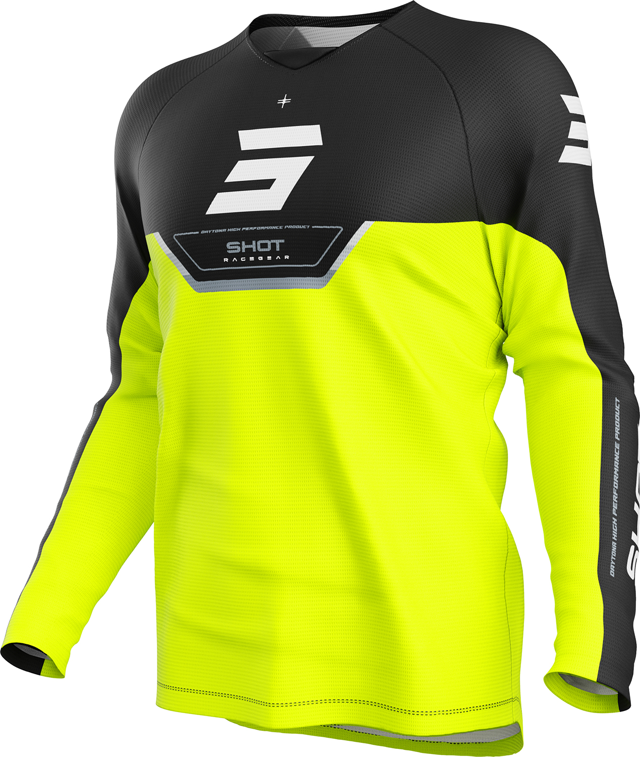 Equipamento Criança DRAW DAYTONA Amarelo Neon SHOT 