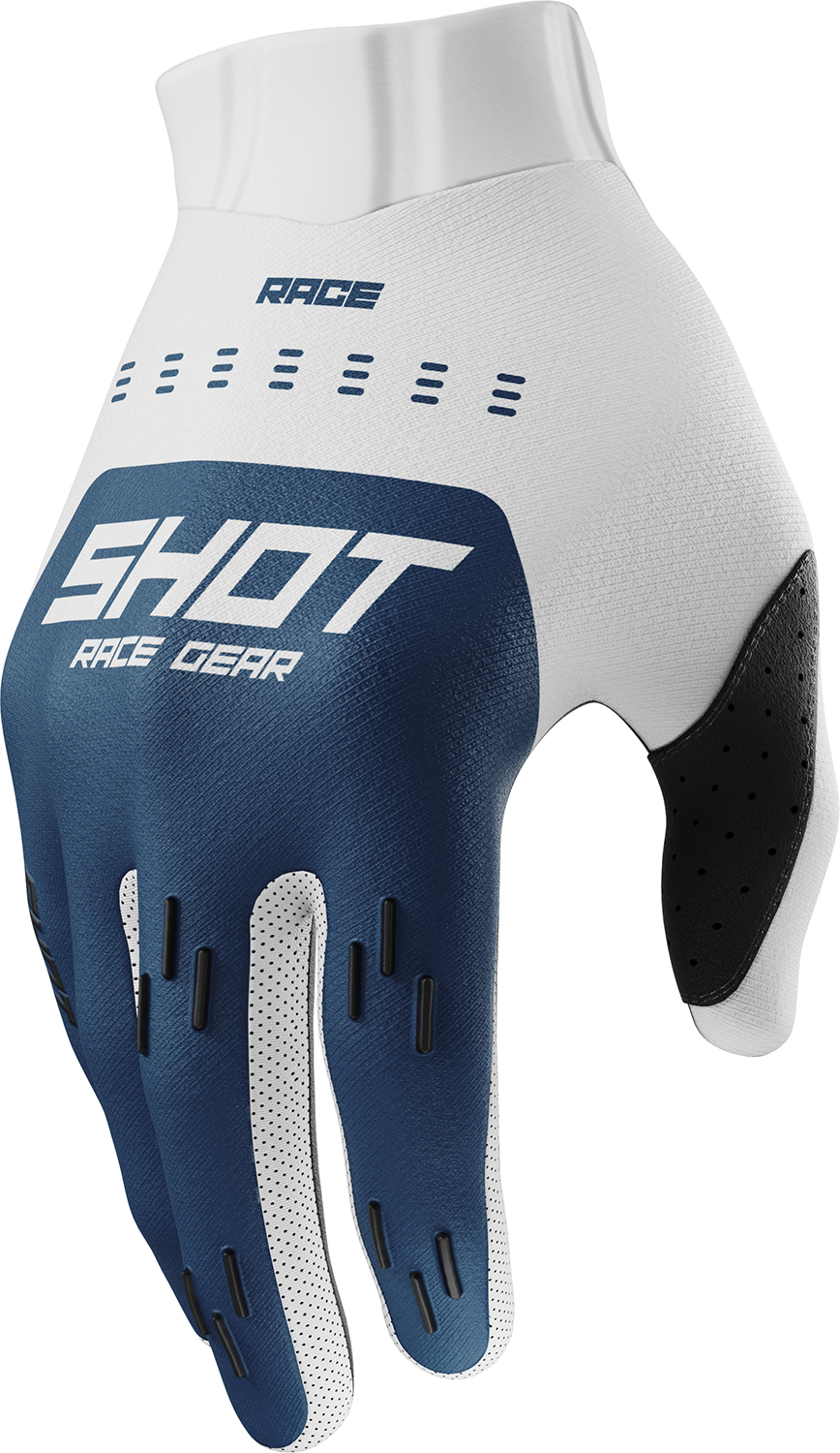 Gloves Kid RACE EVO Blue / Petrol SHOT 