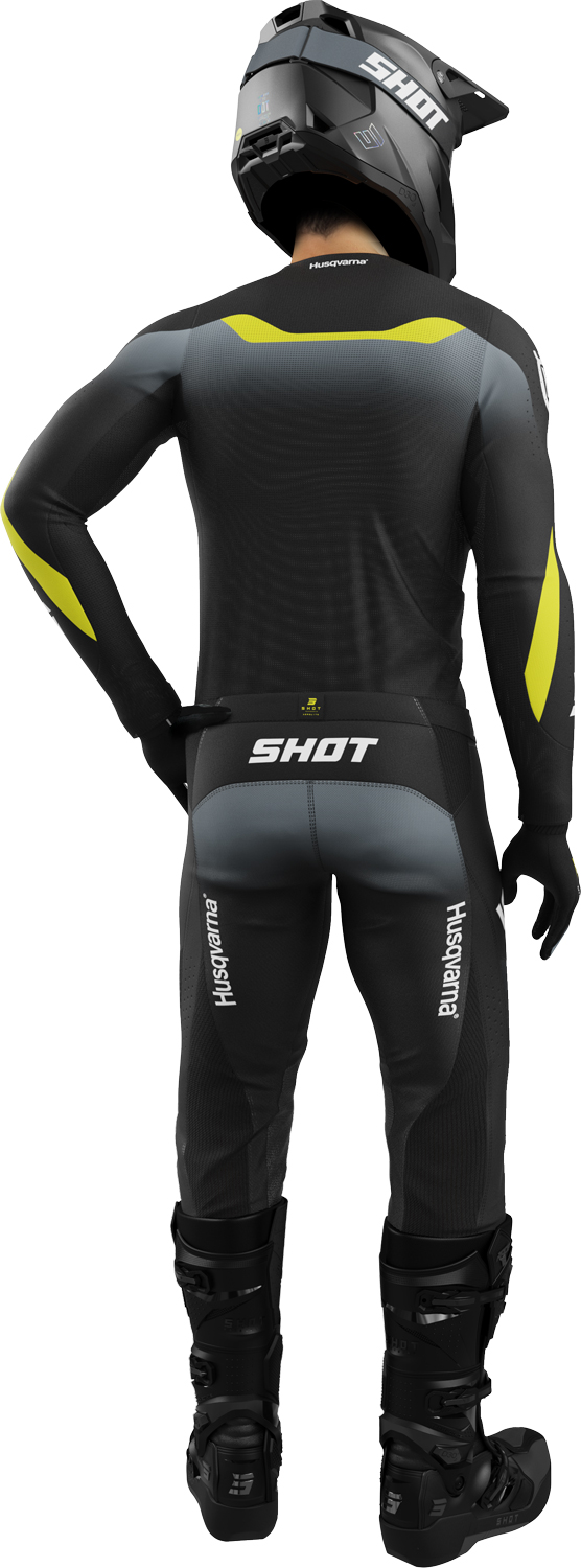 Equipamento AEROLITE HUSQVARNA Preto / Cinza SHOT 