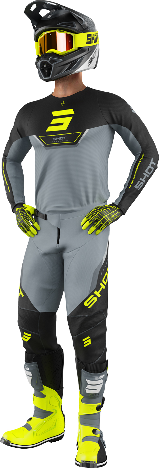 Equipamento DEVO DAYTONA Neon Yellow SHOT 
