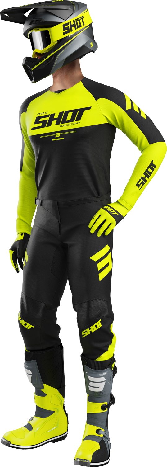 Equipamento DRAW PRIVATE Neon Yellow SHOT 