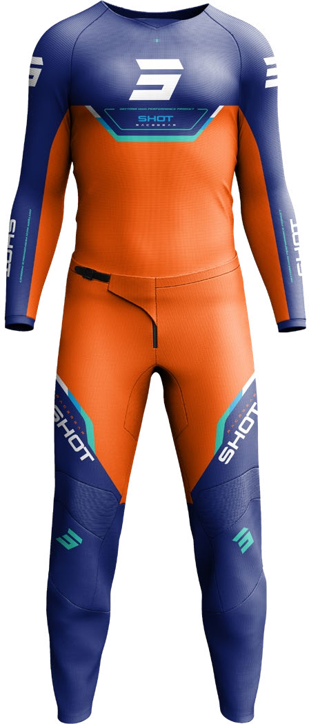 Calças Criança DRAW DAYTONA Laranja SHOT 