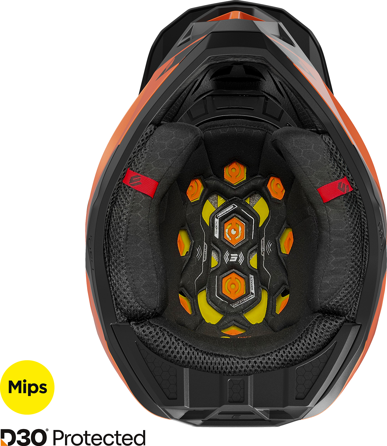 Capacete LITE S10 Laranja Mate SHOT 