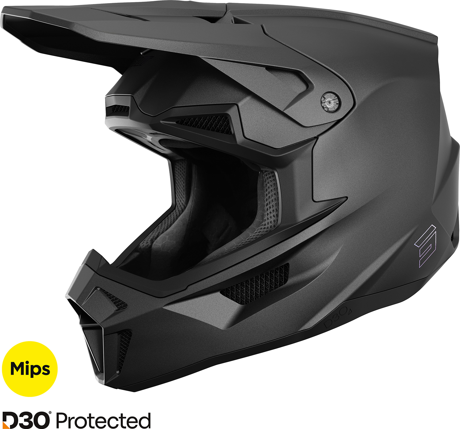 Capacete LITE SOLID Preto Mate SHOT 