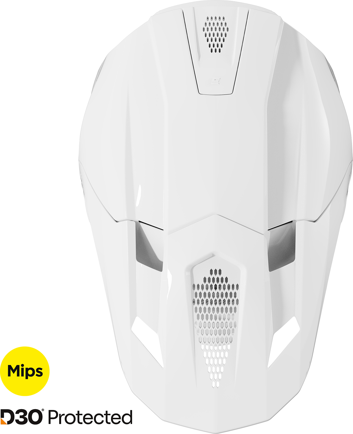 Capacete LITE SOLID Branco Brilho SHOT 