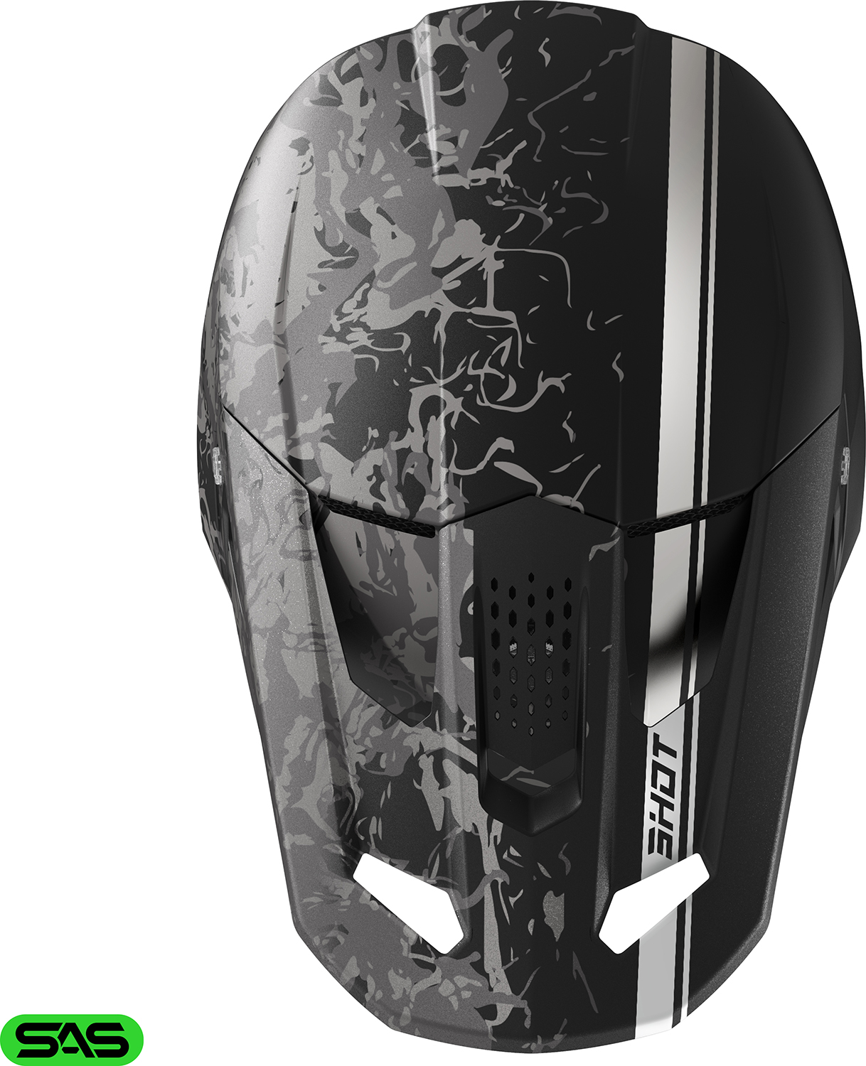 Capacete SPEED BATTLE Preto Mate SHOT 