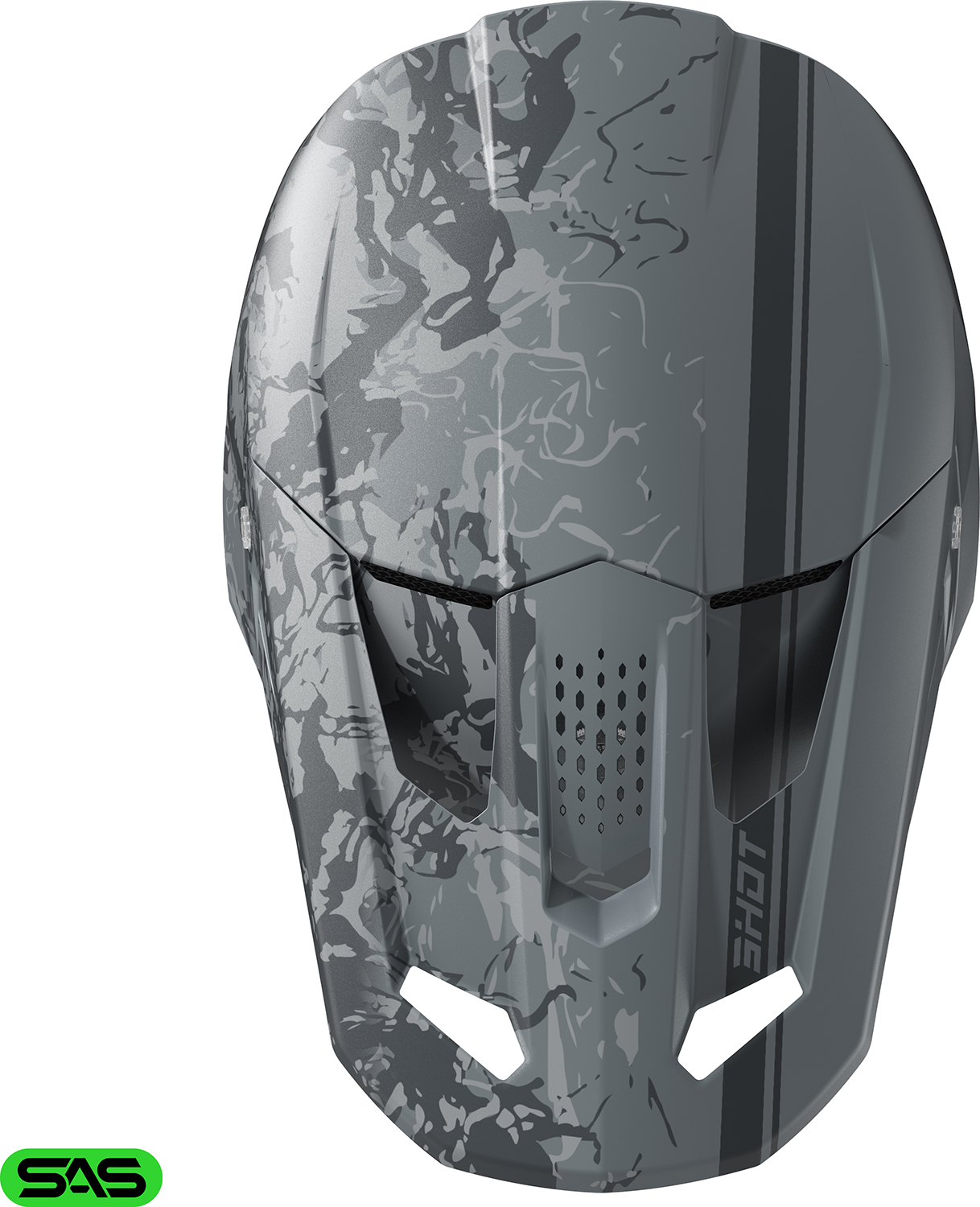 Helmet SPEED BATTLE Grey Matt SHOT 