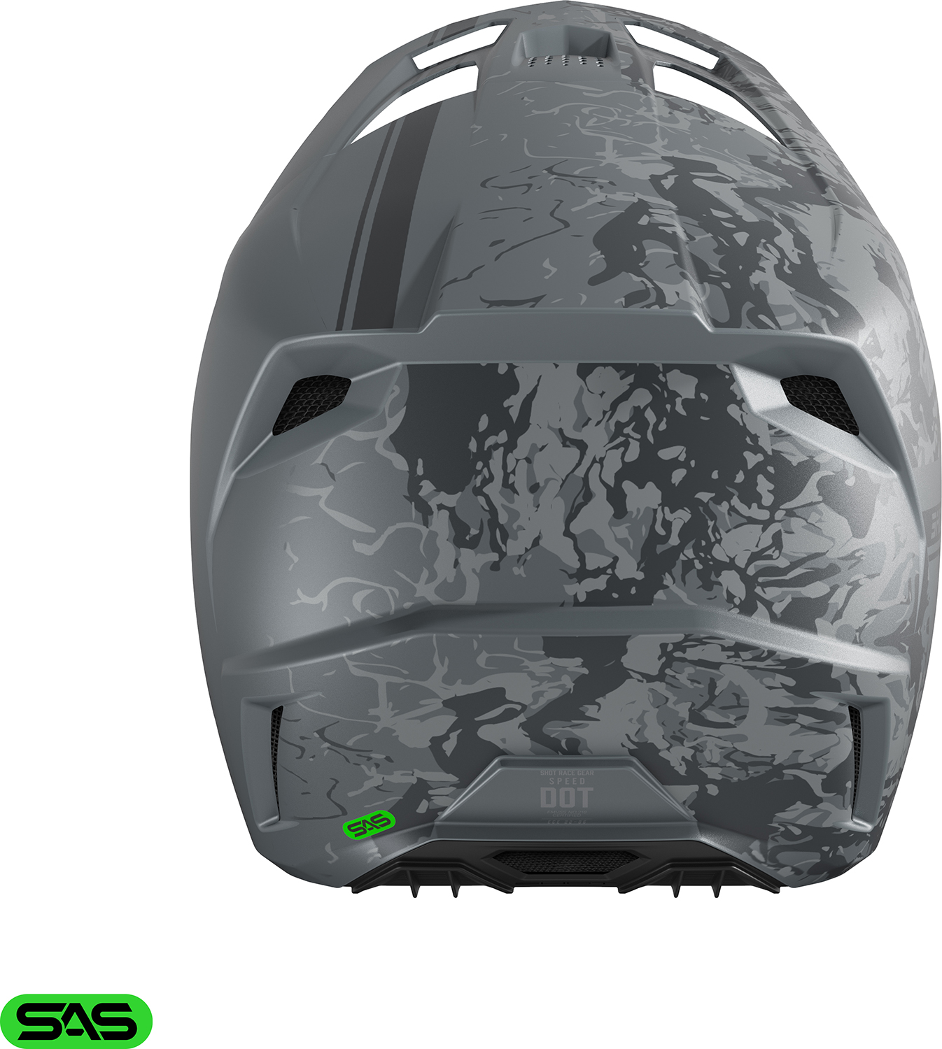 Helmet SPEED BATTLE Grey Matt SHOT 