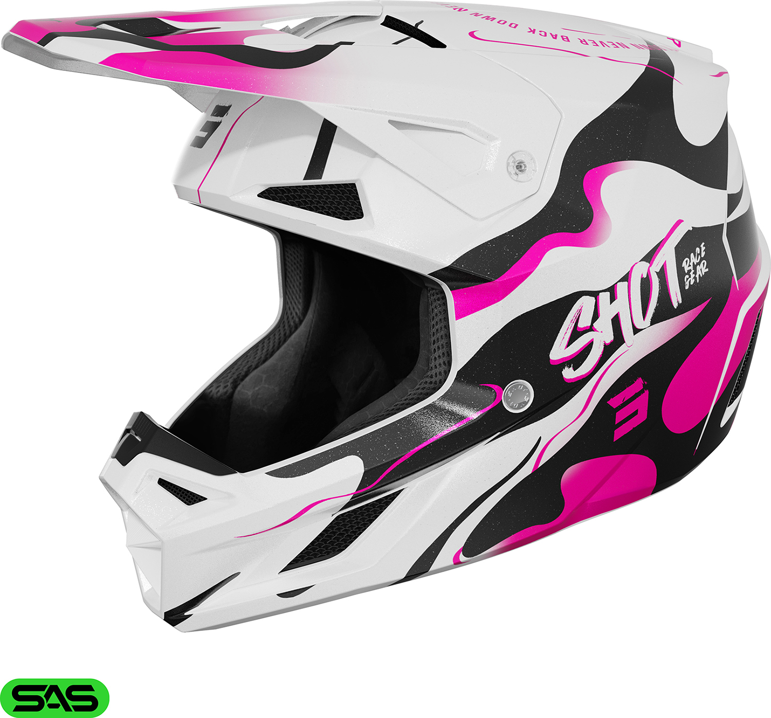 Capacete SPEED BEAST Rosa Pérola SHOT 