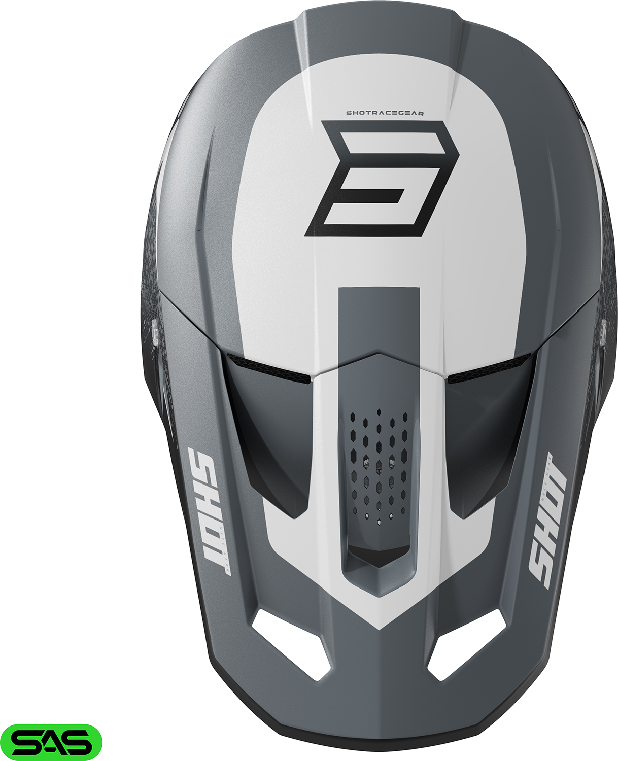 Helmet SPEED HYBRID Grey Matt SHOT 