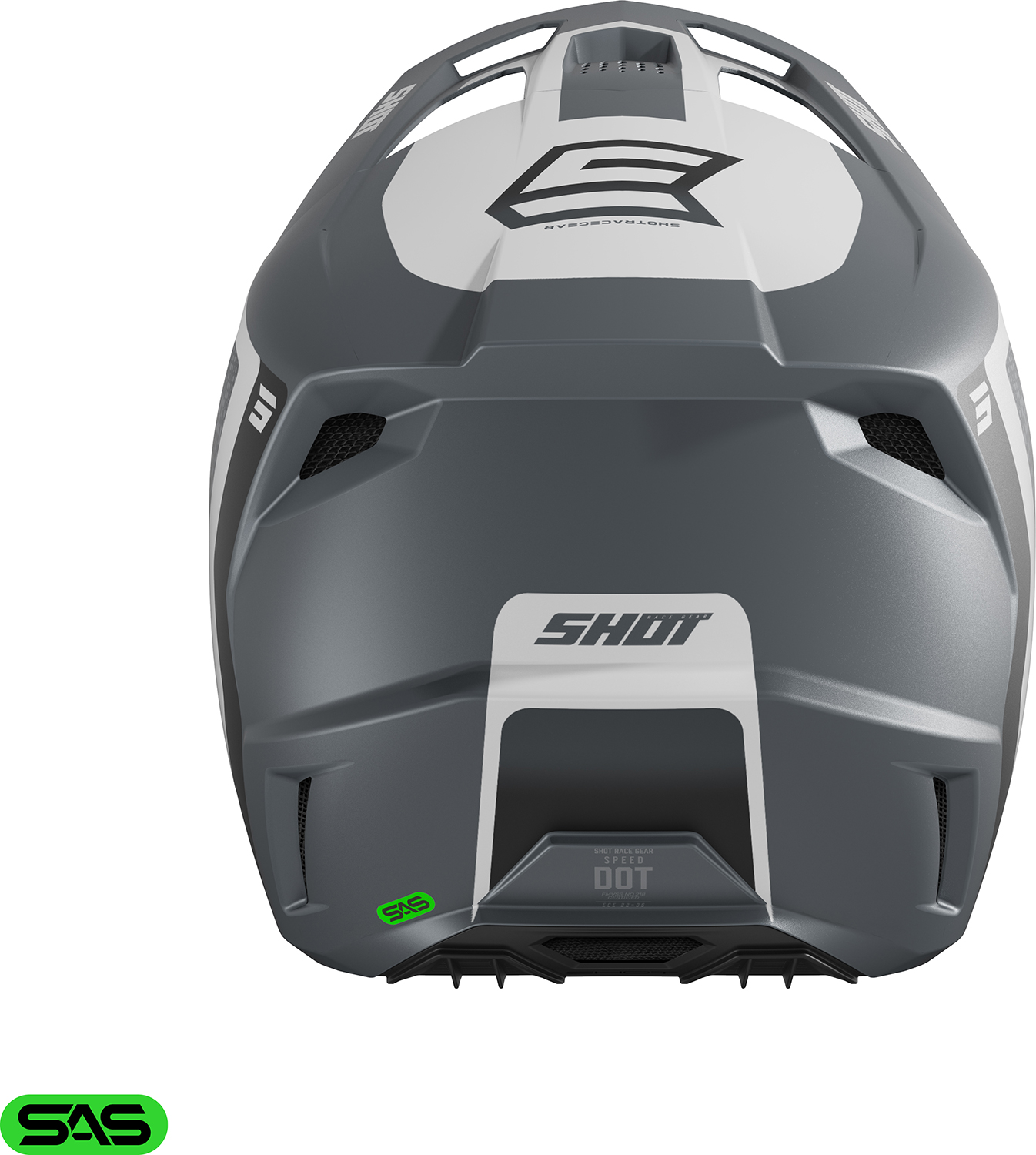 Helmet SPEED HYBRID Grey Matt SHOT 