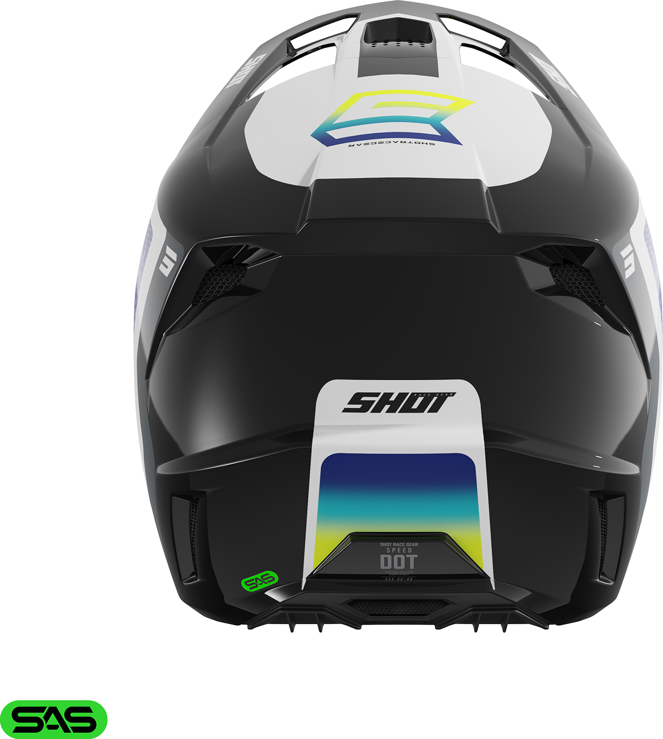 Helmet SPEED HYBRID Neon Yellow Glossy SHOT 