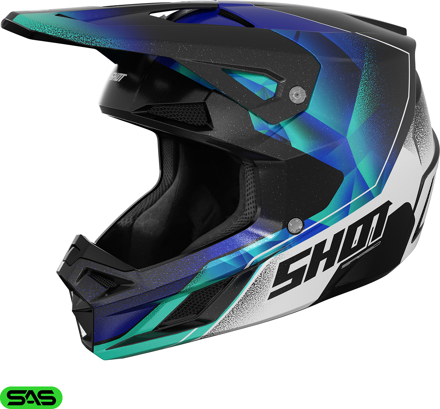 Capacete Criança SPEED OLYMP Azul Pérola SHOT 