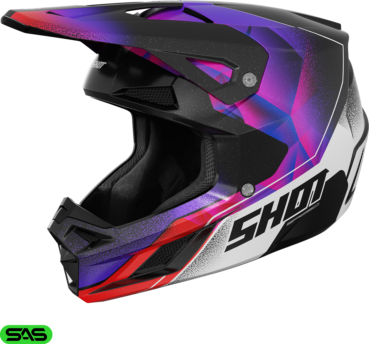 Capacete Criança SPEED OLYMP Roxo Pérola SHOT 