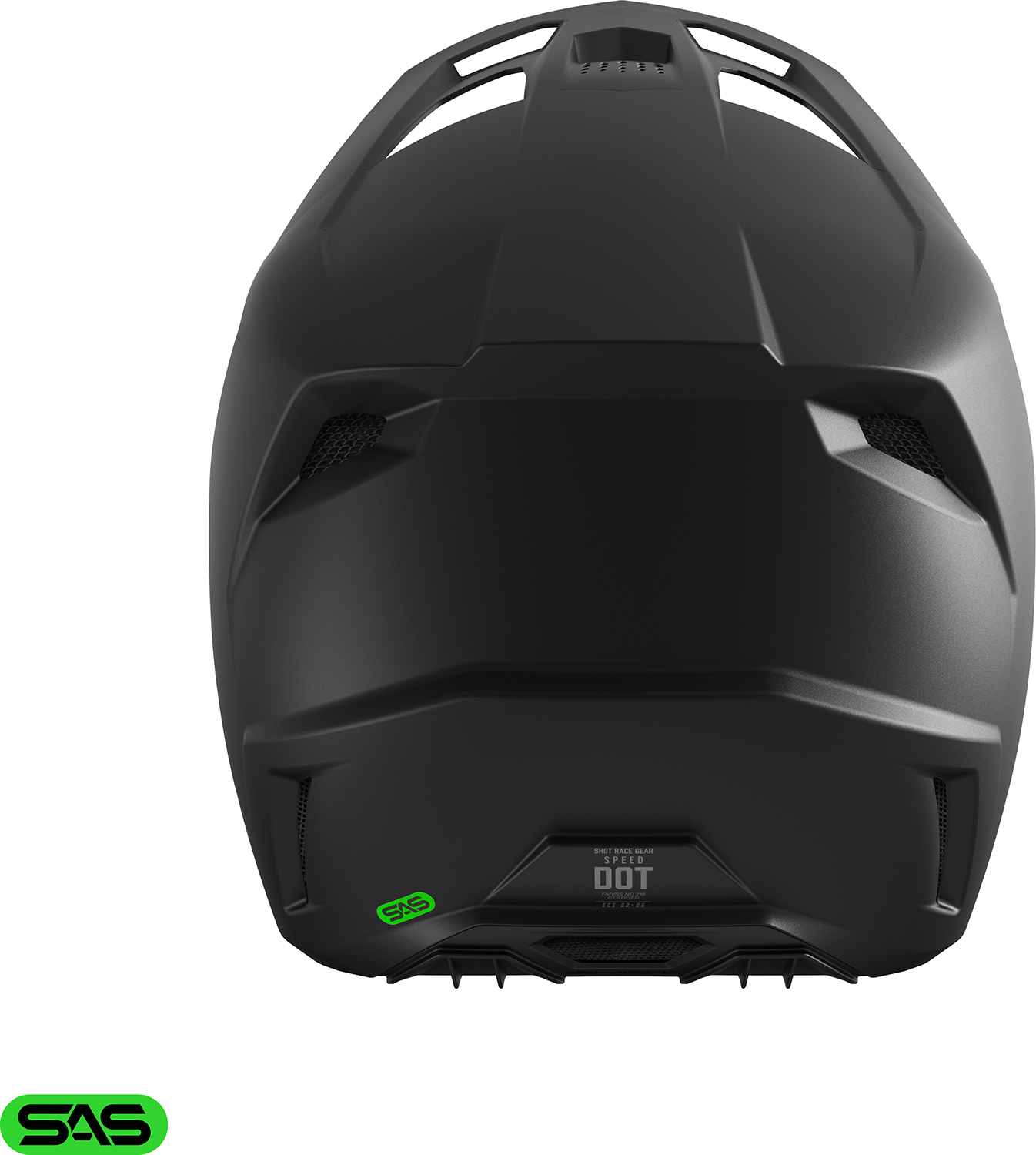 Helmet SPEED SOLID Black Matt SHOT 
