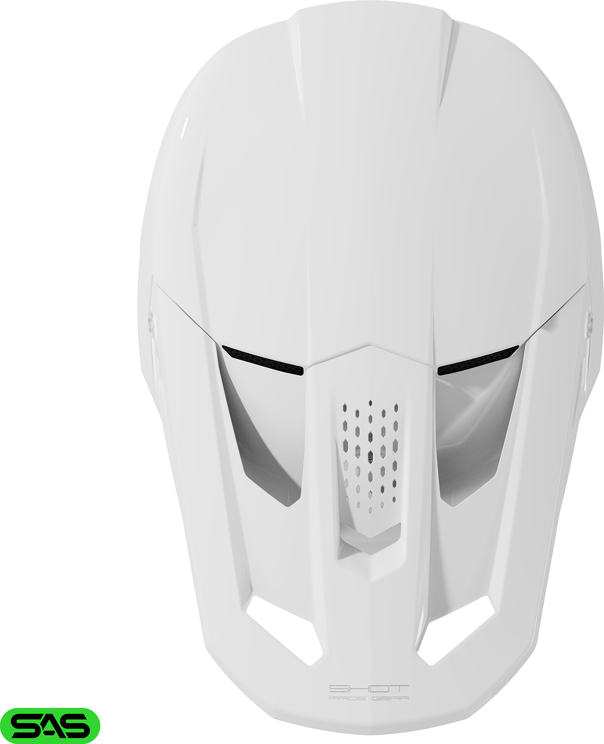 Helmet SPEED SOLID White Glossy SHOT 