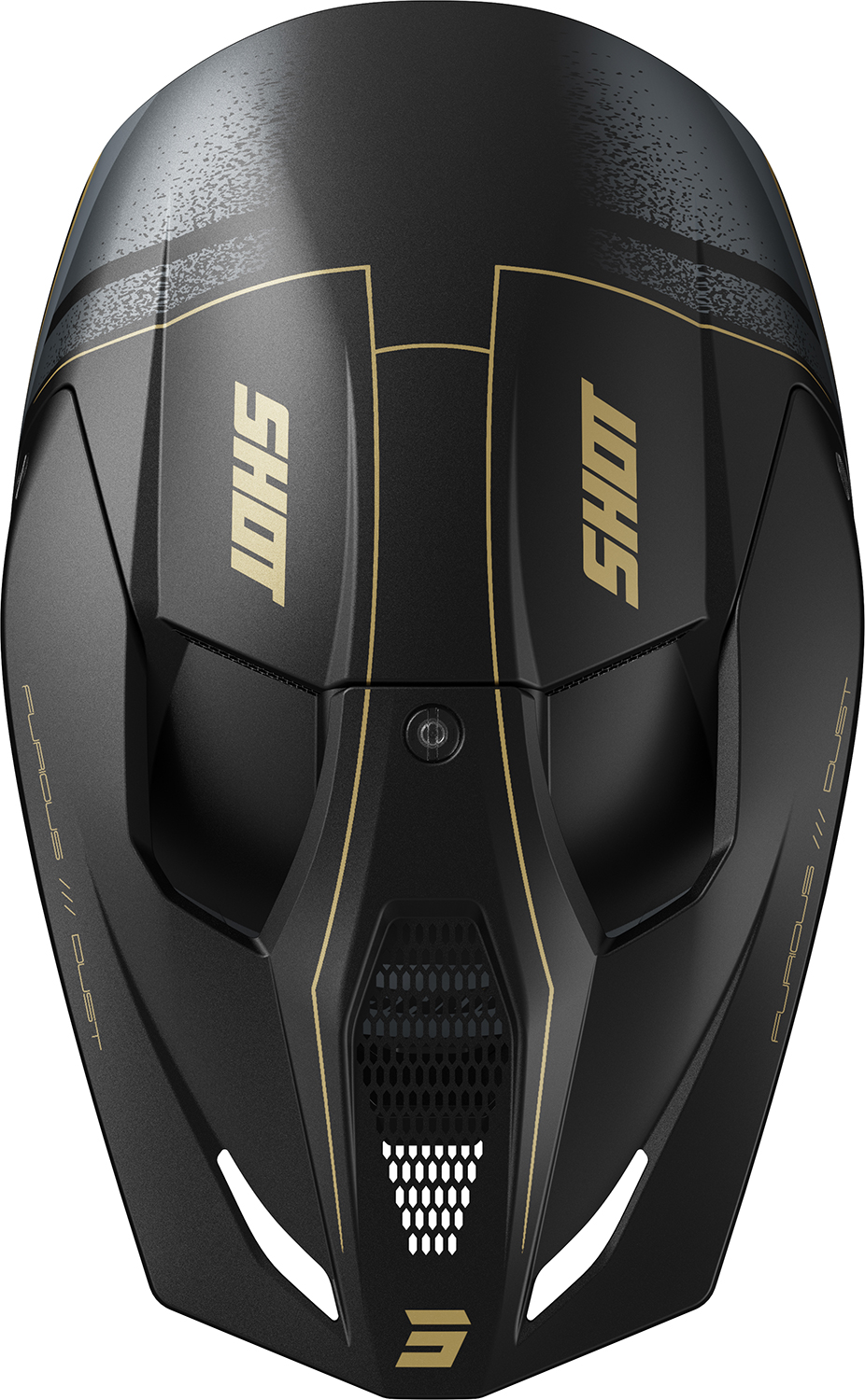 Capacete FURIOUS DUST Dourado Mate SHOT 