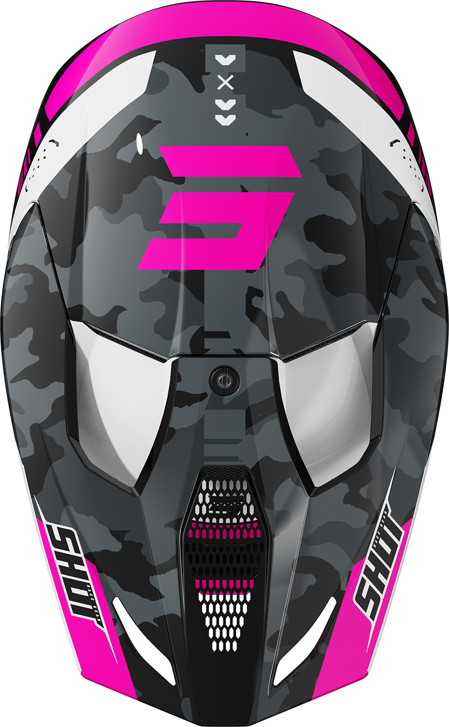 Capacete FURIOUS FLASH Rosa Brilho SHOT 