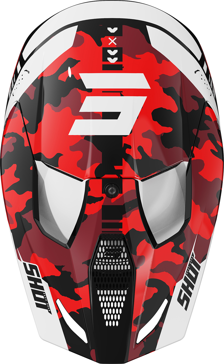 Helmet FURIOUS FLASH Red Glossy SHOT 