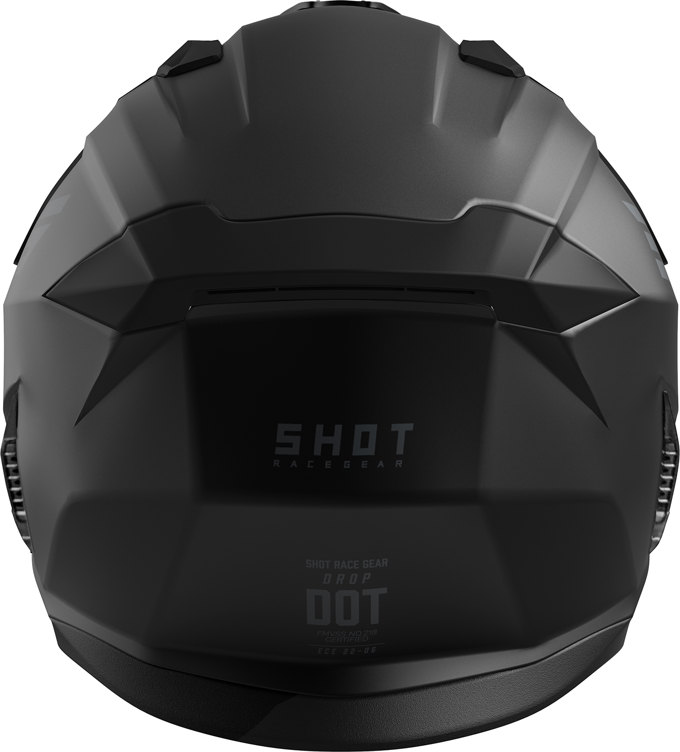 Capacete DROP SOLID Preto Mate SHOT 