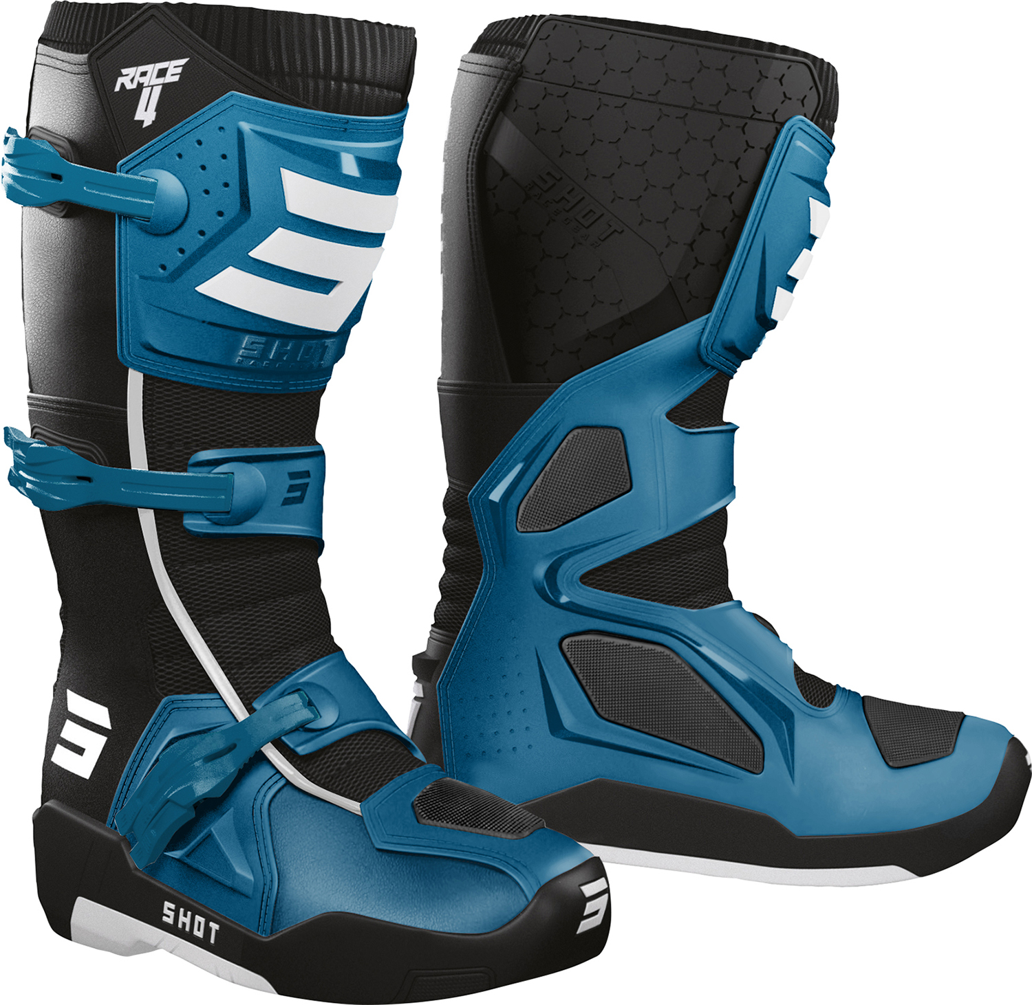 Botas RACE 4 Azuis 48 SHOT 