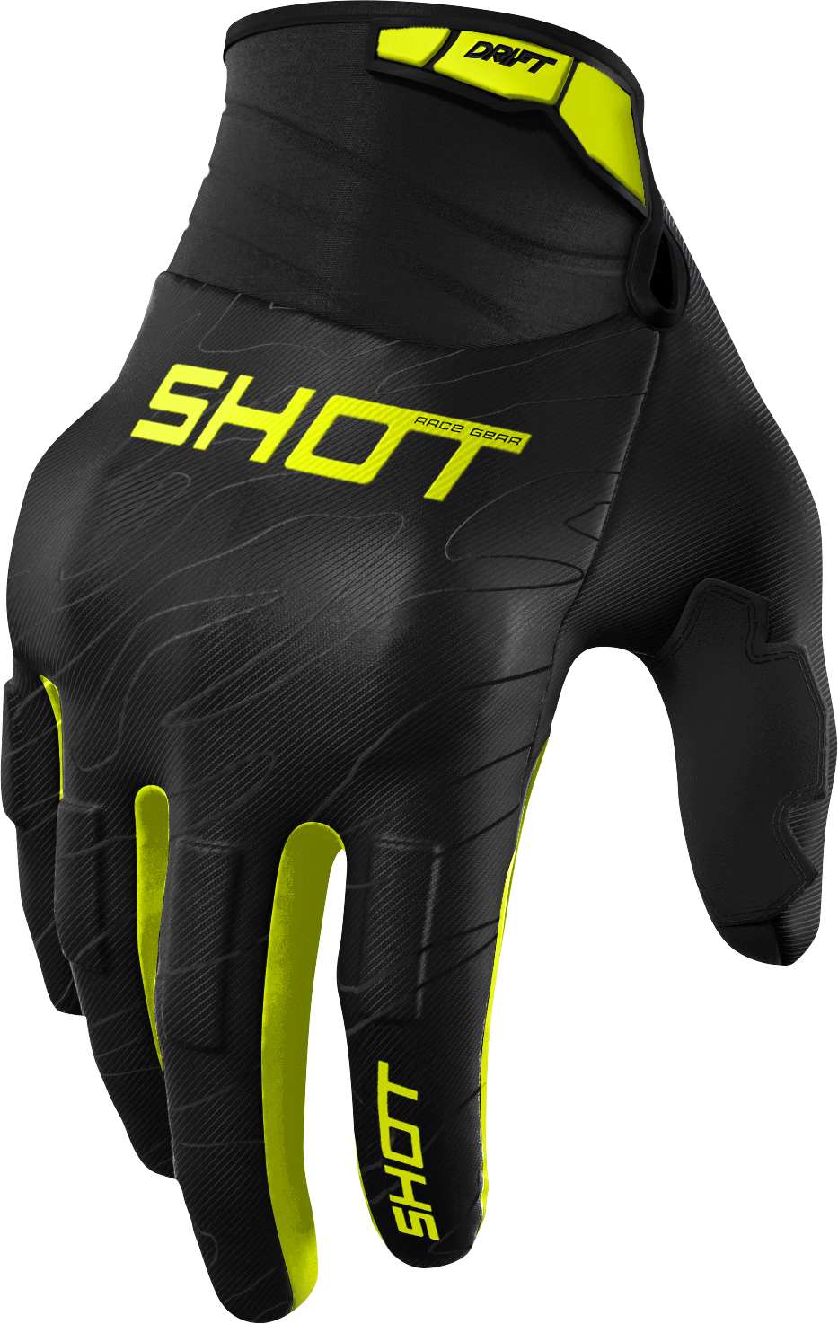 Luvas DRIFT CE ONYX Amarelas Neon SHOT 