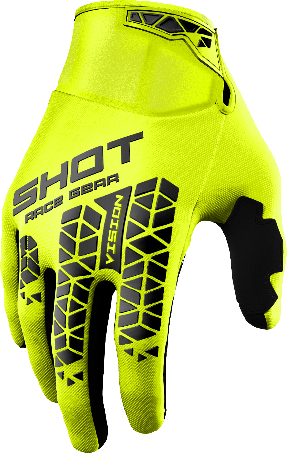Gloves VISION CE TECH Neon Yellow SHOT 