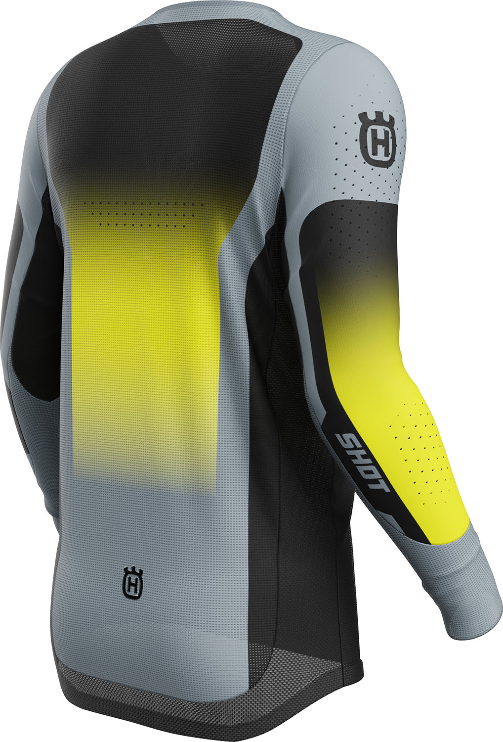 Equipamento AEROLITE HUSQVARNA 2025 Preto / Cinza SHOT 