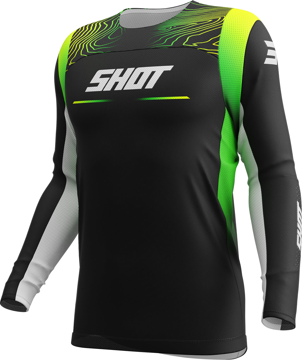 Equipamento Criança CONTACT APEX Amarelo Neon SHOT 