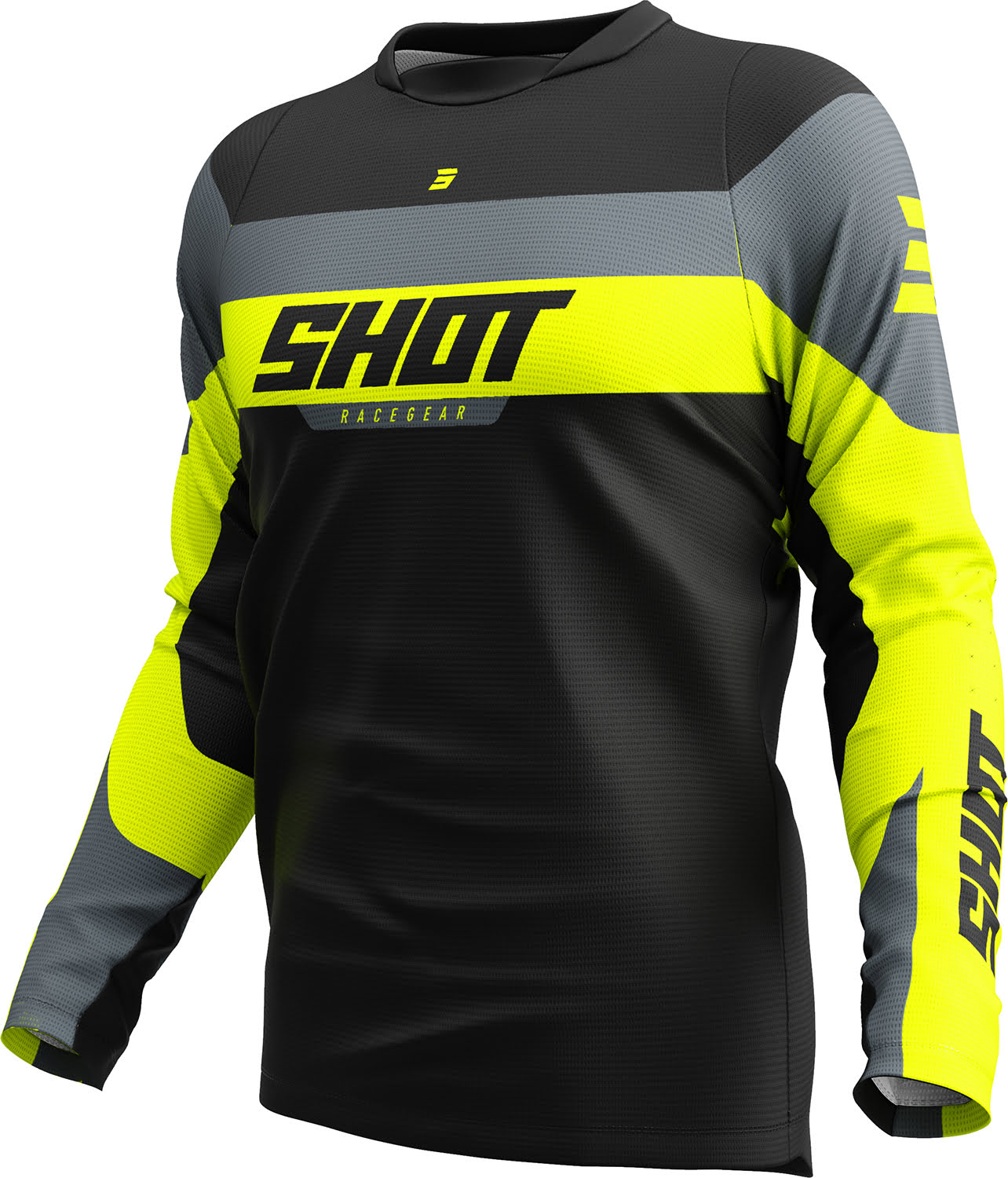 Equipamento DEVO LEAGUE Amarelo Neon SHOT 