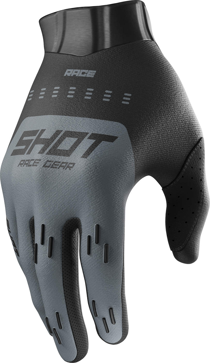 Gloves RACE EVO Black / Grey SHOT 