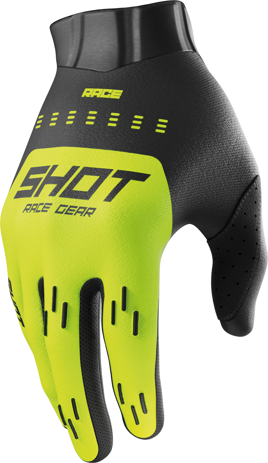 Gloves Kid RACE Neon Yellow SHOT 
