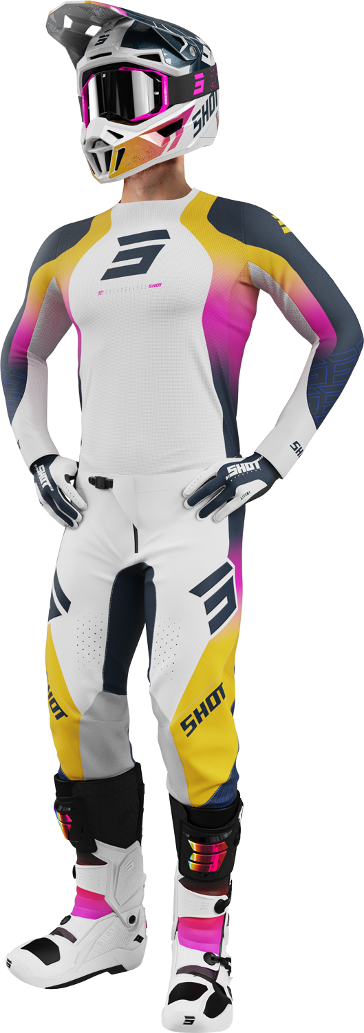 Equipamento AEROLITE ULTRA Azul / Laranja / Rosa SHOT 