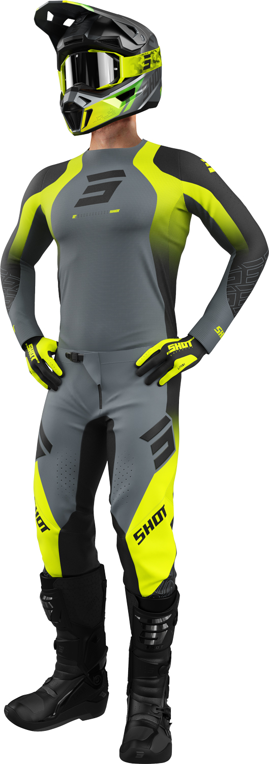Riding Gear AEROLITE ULTRA Neon Yellow SHOT 