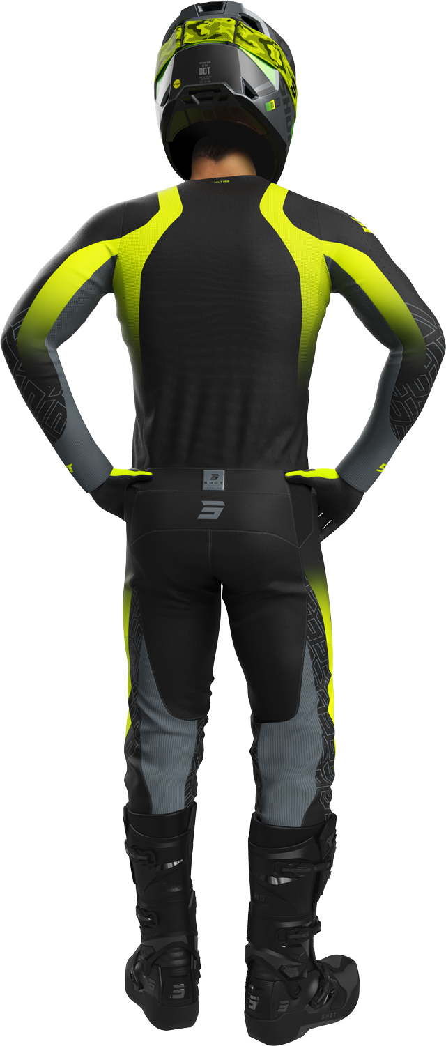 Riding Gear AEROLITE ULTRA Neon Yellow SHOT 