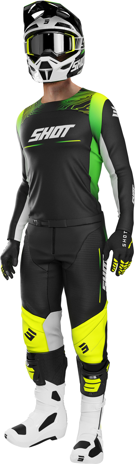 Equipamento CONTACT APEX Amarelo Neon SHOT 