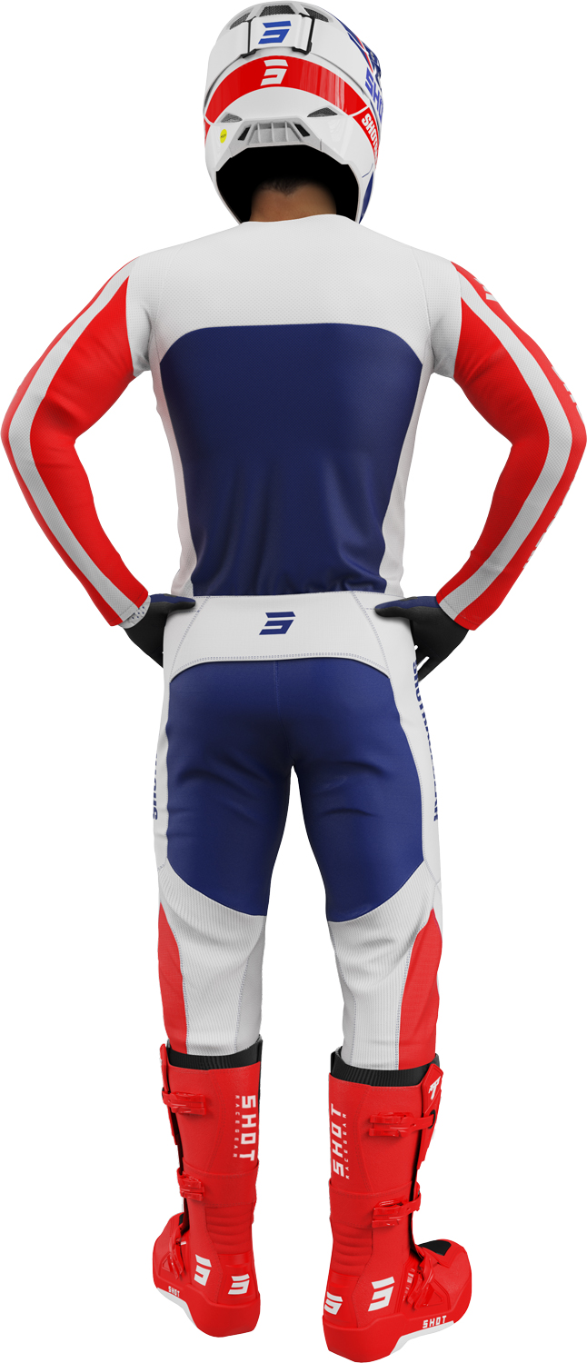 Equipamento CONTACT MYTHIC Azul / Vermelho SHOT 