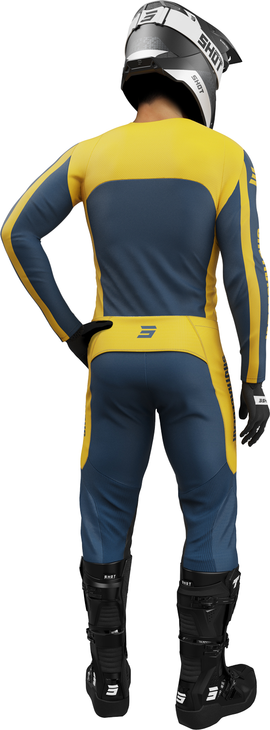 Equipamento CONTACT MYTHIC Azul / Amarelo SHOT 