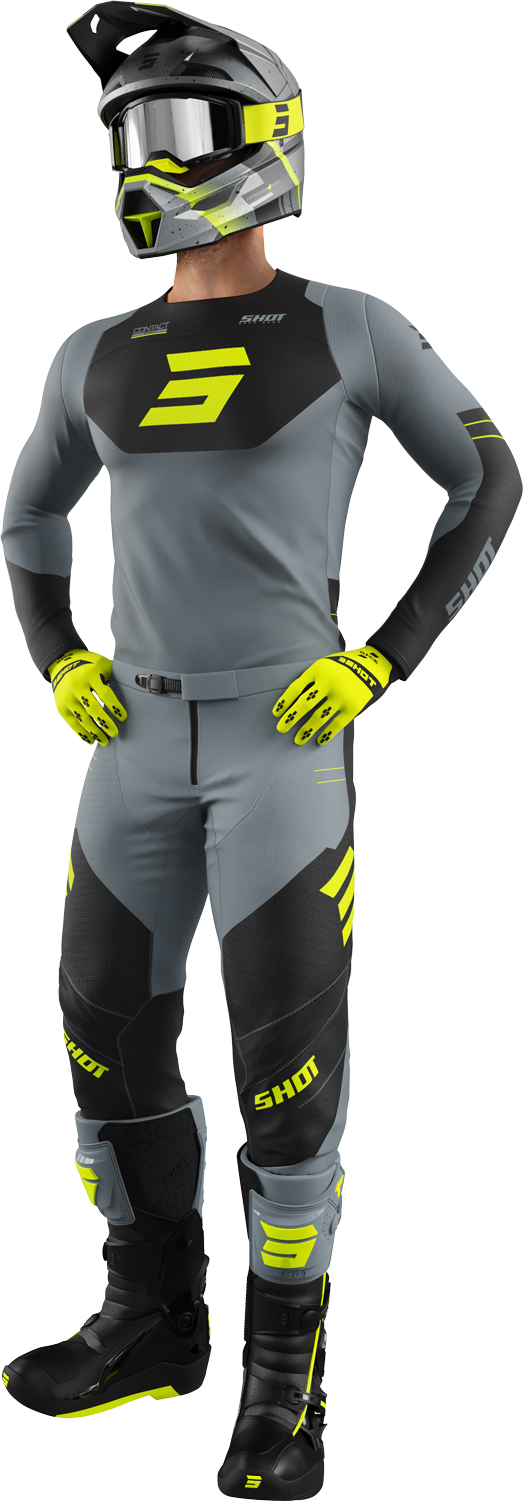 Equipamento CONTACT SHIELD Amarelo Neon SHOT 