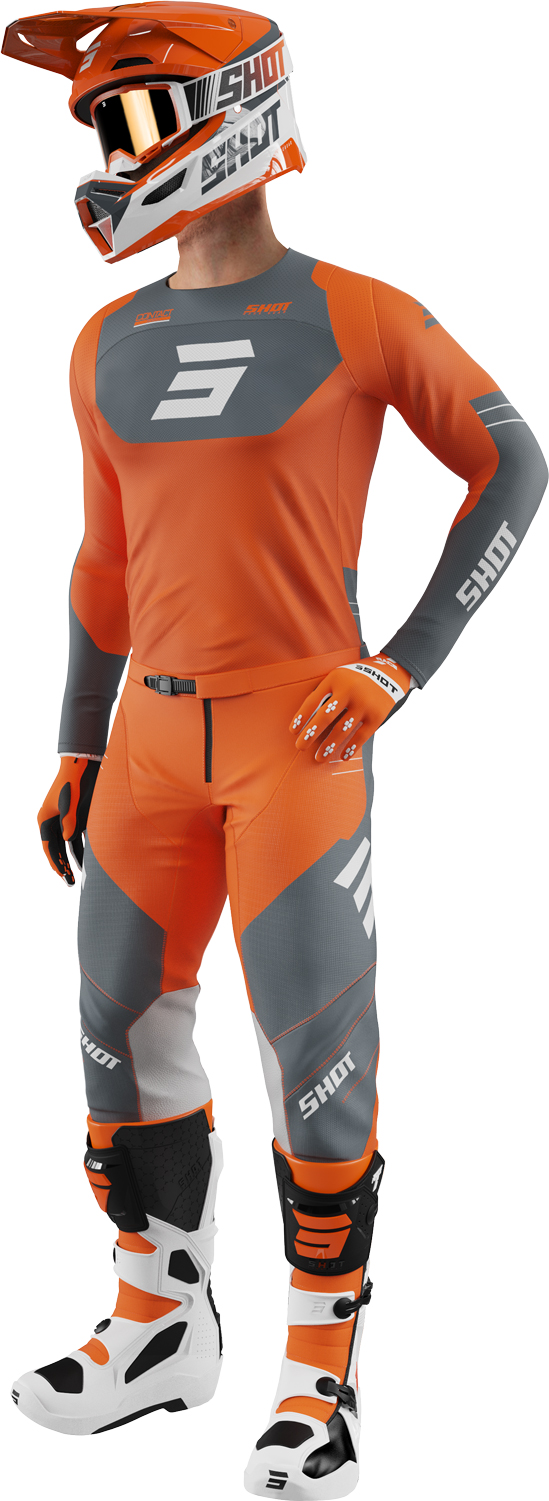 Riding Gear CONTACT SHIELD Orange SHOT 
