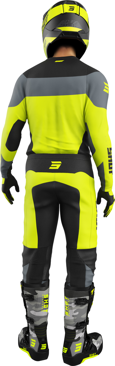 Equipamento DEVO LEAGUE Amarelo Neon SHOT 
