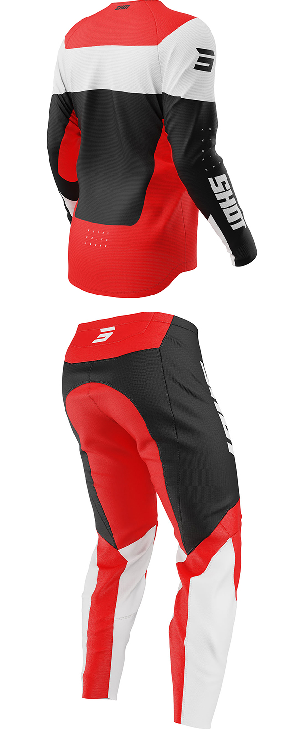 Equipamento Criança DRAW LEAGUE Vermelho SHOT 