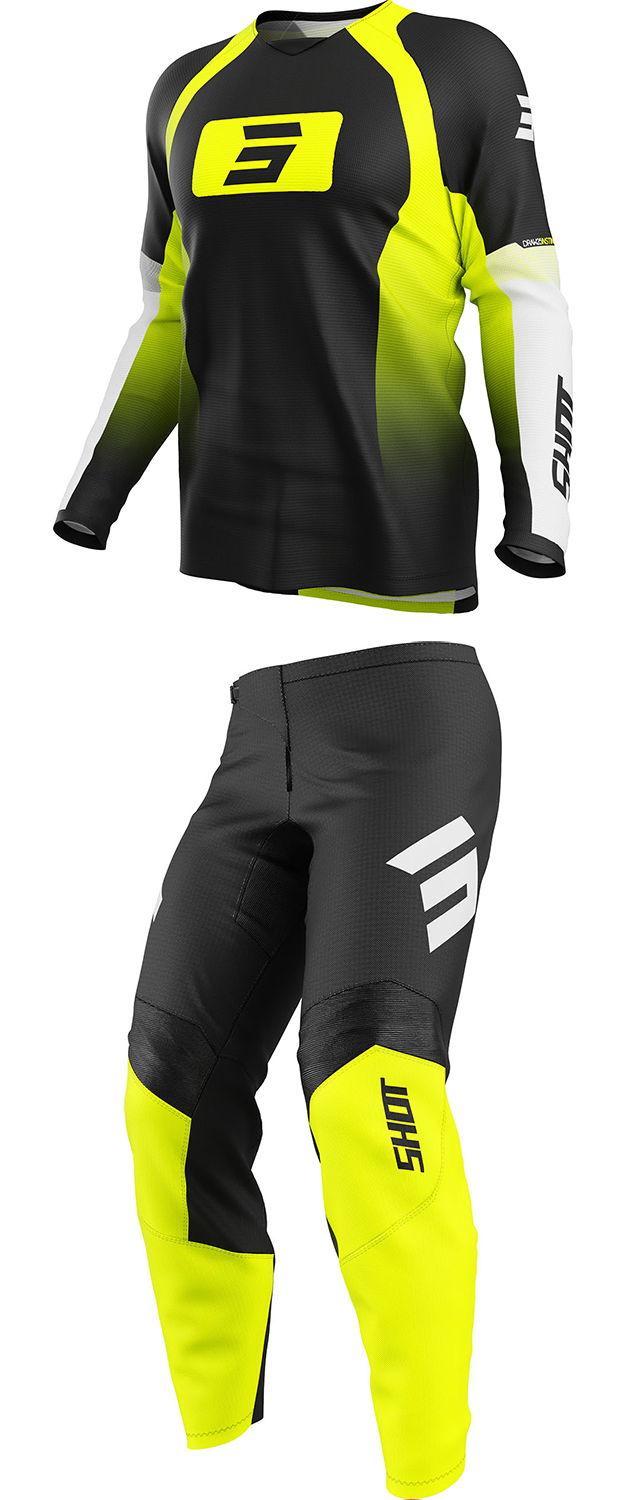 Jersey DRAW INSTINCT Neon Yellow SHOT 